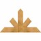 Ekena Millwork Saratoga Rough Sawn Timber Gable Bracket, Western Red Cedar, 48"W x 28"H x 2"D x 6"F, 14/12 Pitch GBW048X28X0206SAR00RWR - alternate 1